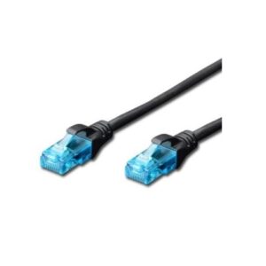 Cabo de Rede RJ45 Cat5e U/UTP Preto (2 mts) - EWENT