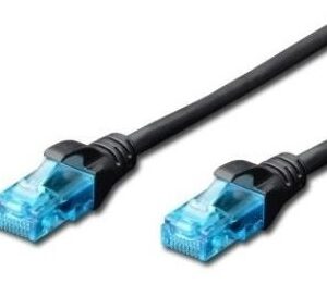 Cabo de Rede RJ45 Cat5e U/UTP Preto (5 mts) - EWENT