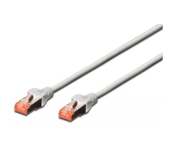 Cabo de Rede RJ45 Cat6 S/FTP Cinzento (50cm) - EWENT