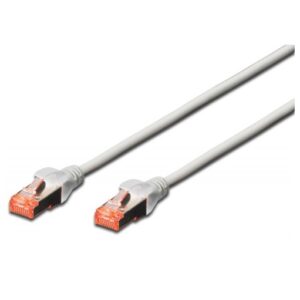 Cabo de Rede RJ45 Cat6 S/FTP Cinzento (1 metro) - EWENT