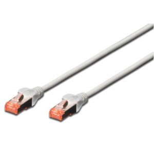 Cabo de Rede RJ45 Cat6 S/FTP Cinzento (3 mts) - EWENT