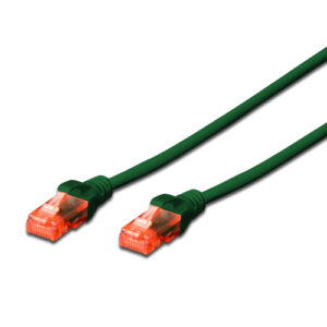 Cabo de Rede RJ45 Cat6 U/UTP Verde (5 mts) - EWENT
