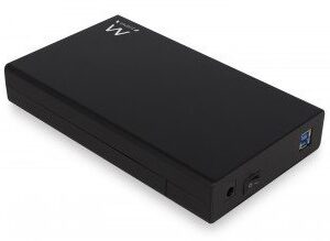 Caixa Externa p/ Disco Rigido HDD/SSD 3.5 (Preto) - EWENT