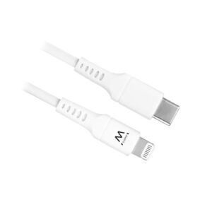 Cabo USB C Macho - Lightning Macho (1 metro) - EWENT