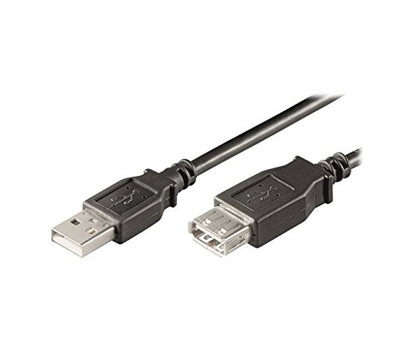 Cabo USB A Macho - USB A Fêmea 2.0 (5 mts) - EWENT