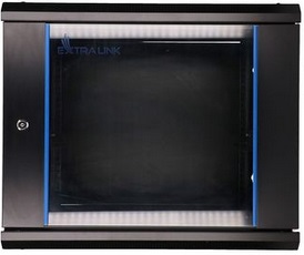 Arm?rio Bastidor 9U 600x600x400 (Preto) - EXTRALINK