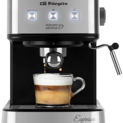 Máquina de Café Expresso EX 5210 20Bar 1100W (Preto/Inox) - ORBEGOZO