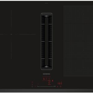 Placa de Indu??o iQ700 EX851HJ26E 3 Zona(s) 7400W c/ Exaustor (Preto/Inox) - SIEMENS