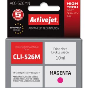 Tinteiro Compat?vel CLI-526M Canon (Magenta) - ACTIVEJET