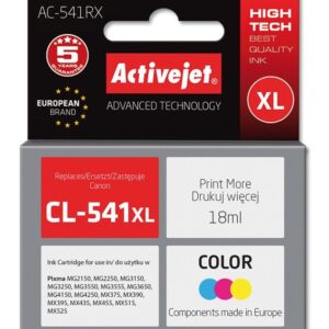 Tinteiro Compatível CL-541 XL Canon (Tricolor) - ACTIVEJET
