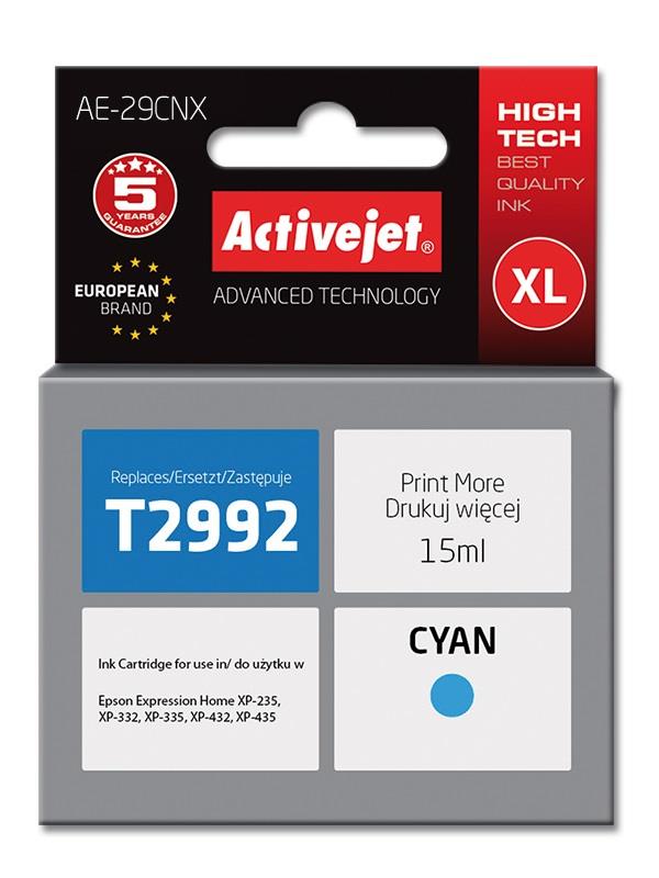 Tinteiro T2992 Compatível c/ Epson (Ciano) - ACTIVEJET