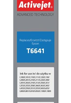 Tinteiro T6641 Compatível c/ Epson (Preto) - ACTIVEJET