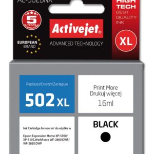 Tinteiro 502XL Compat?vel c/ Epson (Preto) - ACTIVEJET