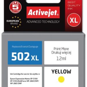 Tinteiro 502XL Compatível c/ Epson (Amarelo) - ACTIVEJET