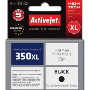 Tinteiro 350XL Compat?vel HP (Preto) - ACTIVEJET