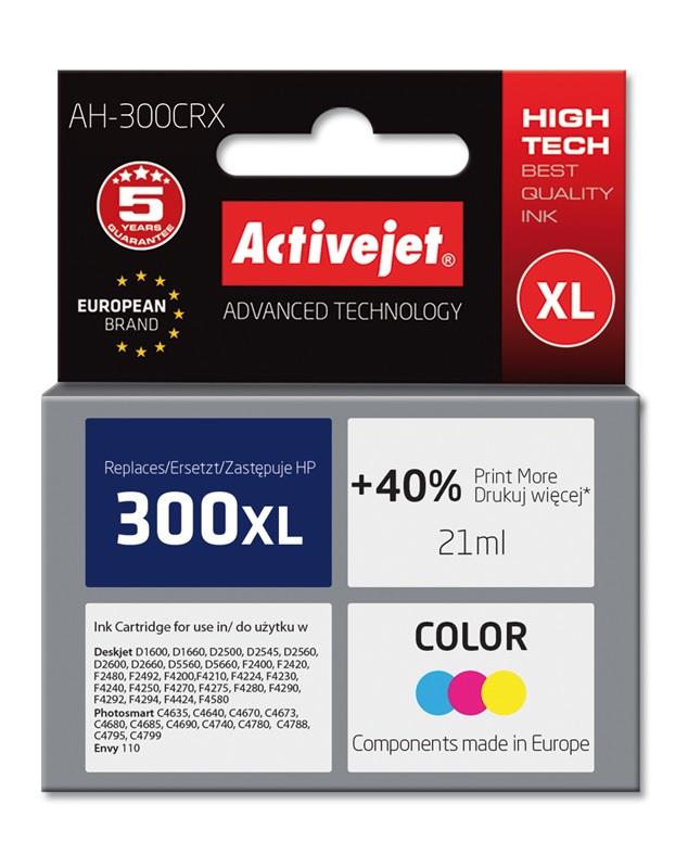 Tinteiro 300XL Compatível HP (Tricolor) - ACTIVEJET