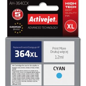 Tinteiro 364XL Compat?vel HP (Ciano) - ACTIVEJET
