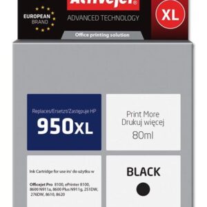 Tinteiro 950XL Compat?vel HP (Preto) - ACTIVEJET