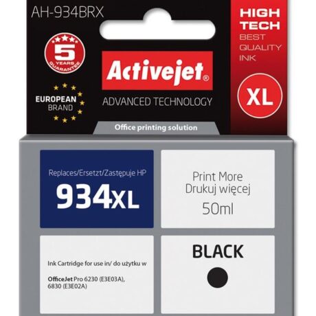 Tinteiro 934XL Compatível HP (Preto) - ACTIVEJET