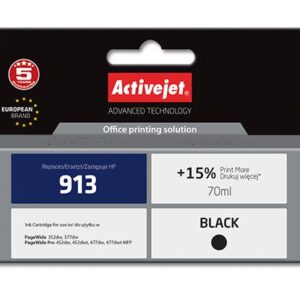 Tinteiro 913 Compatível HP (Preto) - ACTIVEJET