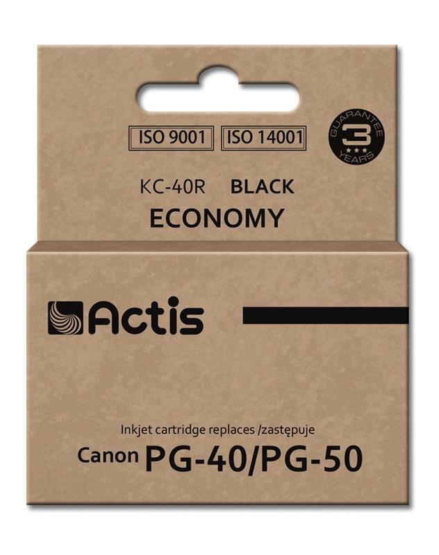 Tinteiro Compatível PG-40 / PG-50 Canon (Preto) - ACTIS