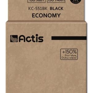 Tinteiro Compatível CLI-551Bk Canon (Preto) - ACTIS