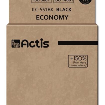Tinteiro Compatível CLI-551Bk Canon (Preto) - ACTIS