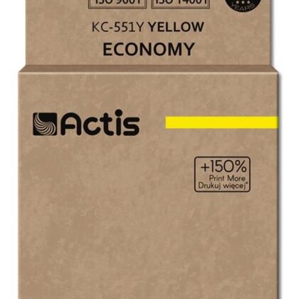 Tinteiro Compatível CLI-551Y Canon (Amarelo) - ACTIS