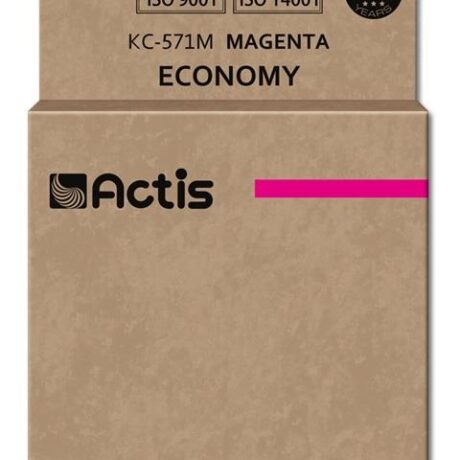 Tinteiro Compatível CLI-571MXL Canon (Magenta) - ACTIS
