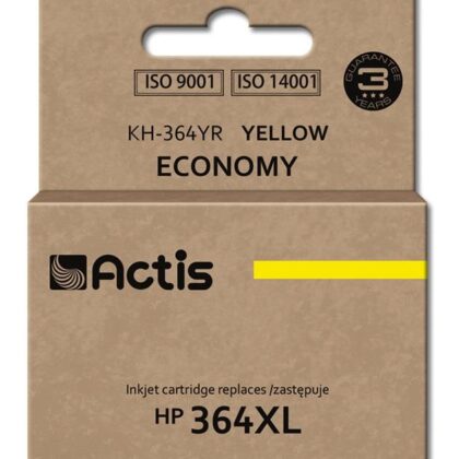 Tinteiro 364XL Compatível HP (Amarelo) - ACTIS