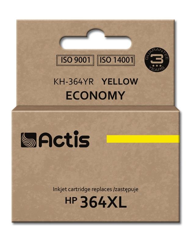 Tinteiro 364XL Compatível HP (Amarelo) - ACTIS
