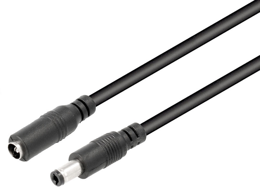 Cabo Extensão DC 5,5 x 2,1mm Macho - Fêmea (1,5 mts) - NIMO