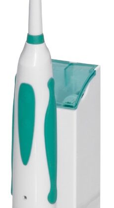 Escova de Dentes Elétrica + 4 Recargas (Branco/Azul) - AEG