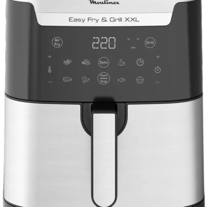 Fritadeira Air Fryer Easy Fry & Grill XXL 6.5L (Preto/Inox) - MOULINEX