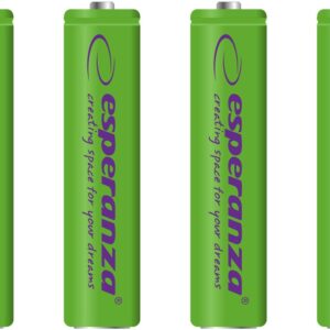 Blister 4x Pilhas Recarregáveis Ni-MH AAA 1000mAh - ESPERANZA