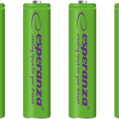 Blister 4x Pilhas Recarregáveis Ni-MH AAA 1000mAh - ESPERANZA