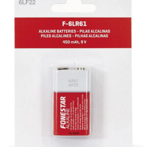Pilha Alcalina 9V 6LR61 - FONESTAR