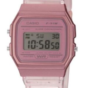 Rel?gio CASIO F-91WS-4EF (Bracelete Rosa)