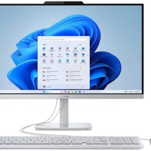 Computador All-in-One A100-471 23.8 Intel N100 4-Core 8GB/512GB SSD s/ SO (Cloud Grey) - LENOVO