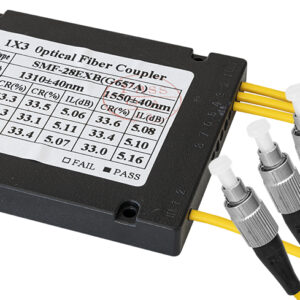 Spliter Fibra Óptica 3 Saídas c/ Pigtails - INVACOM