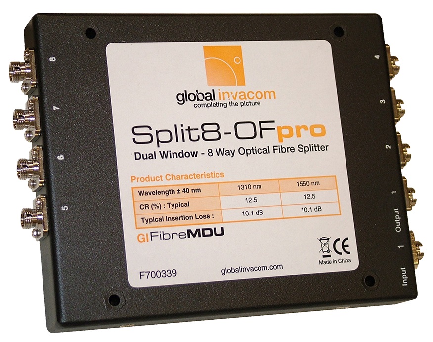 Splitter Fibra Óptica 8 Saídas - INVACOM