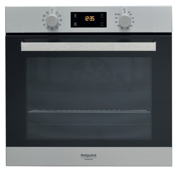 Forno Elétrico de Encastre Hidrolítico 2900W 71L (Inox) - HOTPOINT