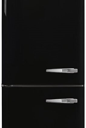 Frigorífico Combinado Anni 50 FAB32LBL6 331L No Frost (Preto) - SMEG