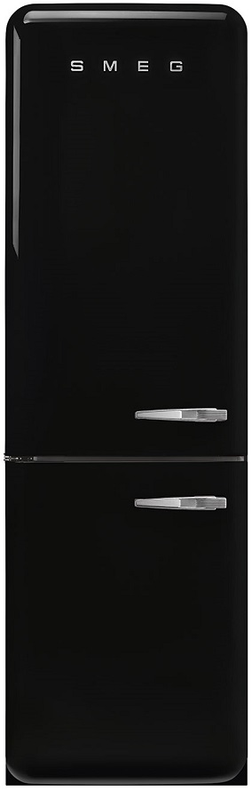 Frigorífico Combinado Anni 50 FAB32LBL6 331L No Frost (Preto) - SMEG