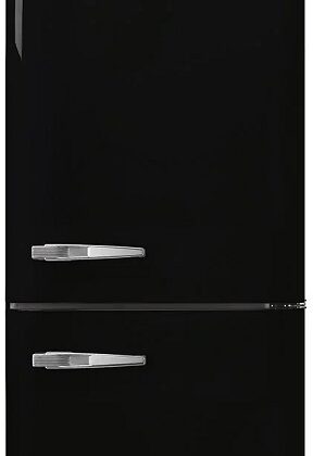 Frigorífico Combinado Anni 50 FAB32RBL6 331L No Frost (Preto) - SMEG