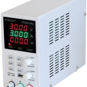 Fonte de Alimentação Digital Regulável 0~50V / 0~6A
