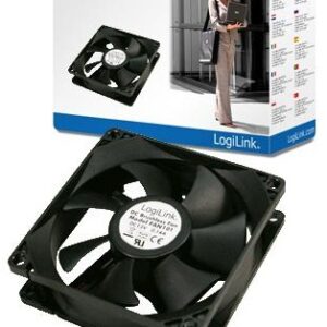 Ventilador PC 80x80x25mm 2500RPM (Preto) - LogiLink®