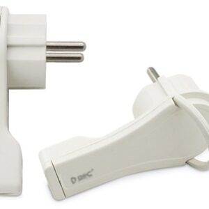 Ficha Macho T/ Shuck Lateral Extra-Fina (Branco) - GSC