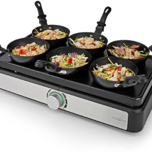 Grelhador Wok Elétrico 600W (6 Pessoas) - NEDIS