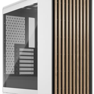 Caixa ATX North (Chalk White Tempered Glass Clear Tint) - FRACTAL DESIGN